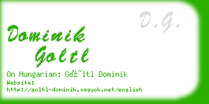 dominik goltl business card